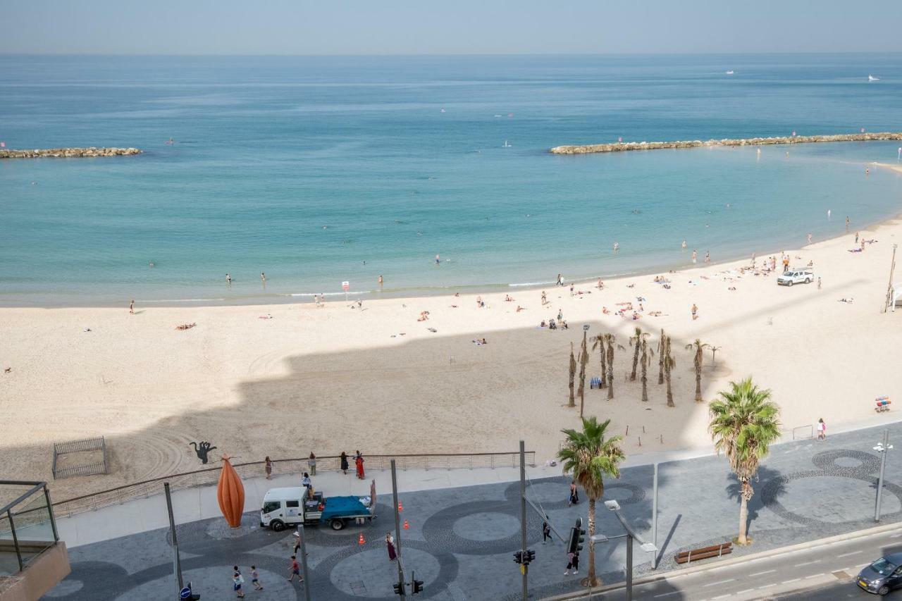 Front Of Beach - Luxurious Residence テル・アビブ エクステリア 写真